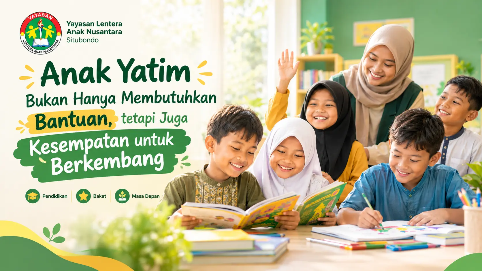 Anak Yatim Bukan Hanya Membutuhkan Bantuan, tetapi Juga Kesempatan untuk Berkembang